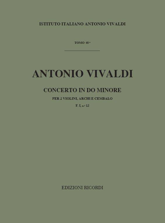 Concerti Per Vl., Archi E B.C.: Per 2 Vl.